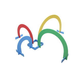 Дуги спортивні для підлазу Павучок.