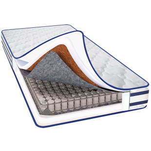 Ортопедический пружинный матрас  АГАТ Кокос  3D    