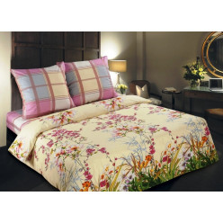 Комплект постельного белья из поплина Утренний сад