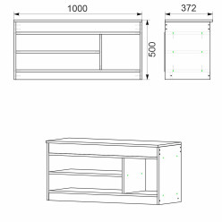 Тумба для взуття ТО-17